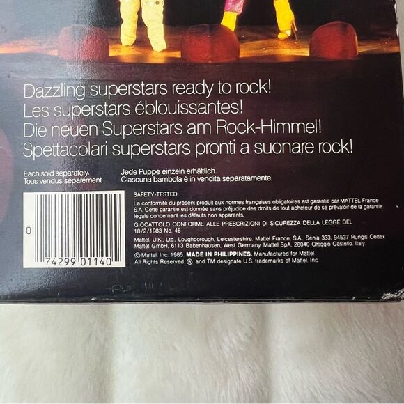 Rare 1985 BARBIE Rockstar Vintage from Europe NIB (box imperfect) - Picture 14 of 16